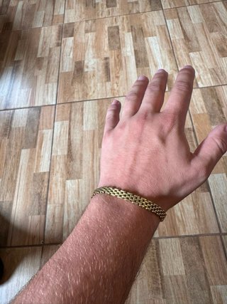 Pulsera Malla Pantera Oro 18k Italiano (21g) Arezz