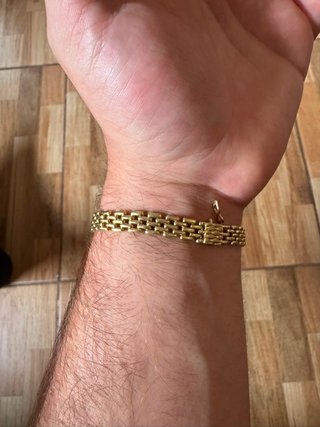 Pulsera Malla Pantera Oro 18k Italiano (21g) Arezz