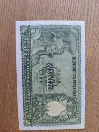 Lotto Banconote Italiane Lira (100, 50, 500, 1000)