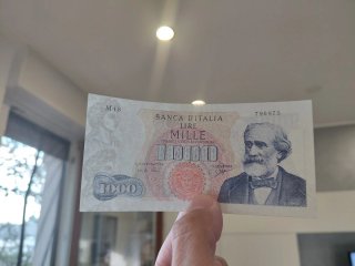 Lotto Banconote Italiane Lira (100, 50, 500, 1000)
