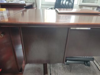 Mesa escritorio madera maciza despacho