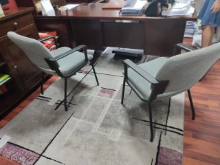 Mesa escritorio madera maciza despacho