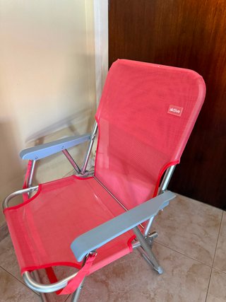 Silla de Playa Active Plegable Roja