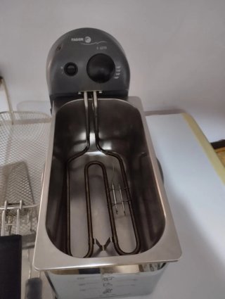 Freidora Eléctrica Acero Inoxidable