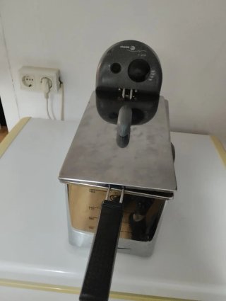 Freidora Eléctrica Acero Inoxidable