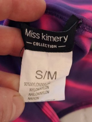 Tuta sportiva donna viola e fucsia