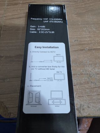 Antena TDT Interior Portátil 4K