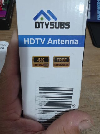 Antena TDT Interior Portátil 4K