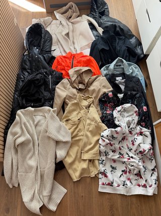 Lote Chaquetas Mujer Negro y Naranja