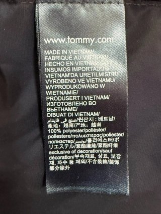 Tommy Hilfiger Giacca Donna Tg L Blu Antipioggia