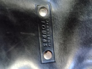 Bolso Cuero Genuino Mano y Hombro Negro
