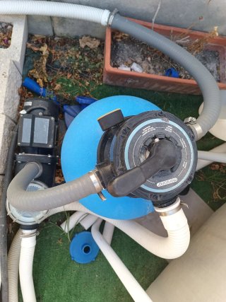 Piscina 4x7 con bomba de arena