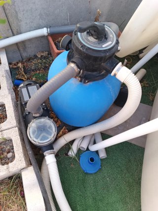 Piscina 4x7 con bomba de arena