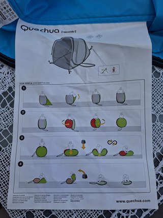 Tienda Quechua 2 Seconds Camping/Playa