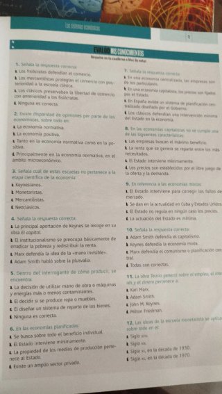 Economía I 1º Bachillerato