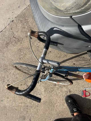 Bicicleta de carretera antigua