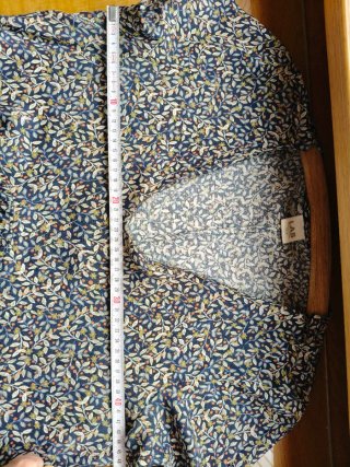 Vestido M LAB Collection estampado azul floral M