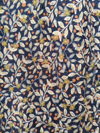 Vestido M LAB Collection estampado azul floral M
