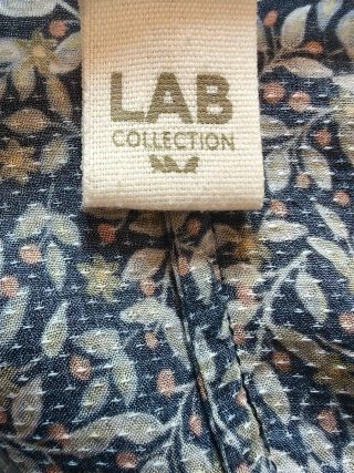 Vestido M LAB Collection estampado azul floral M