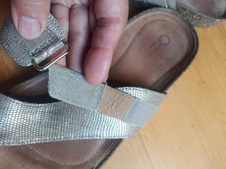 Sandalias Clarks Talla 42 Doradas