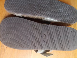 Sandalias Clarks Talla 42 Doradas