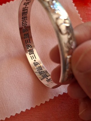 Pulsera esclava elefantes plata nueva