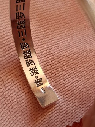 Pulsera esclava elefantes plata nueva