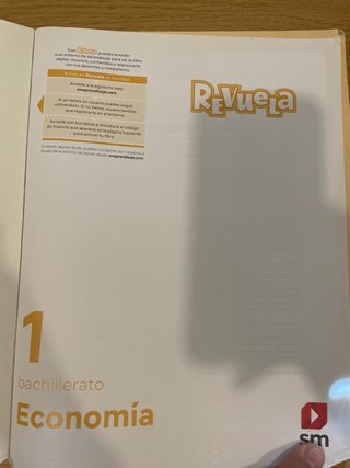 1 Bachillerato, Economía Revuela