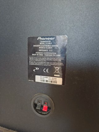 Sistema Sonido Pioneer Home Cinema Negro