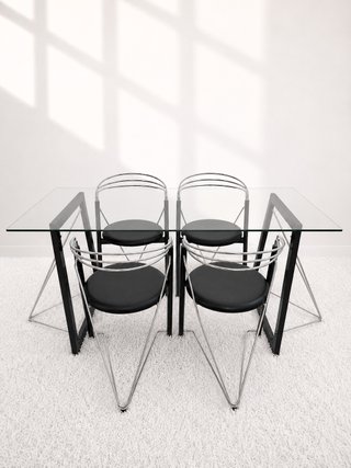 SILLAS POSTMODERNAS ESTILO MARIO BOTTA. ITALIA 80S
