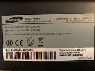 Televisor Samsung 27” full HD