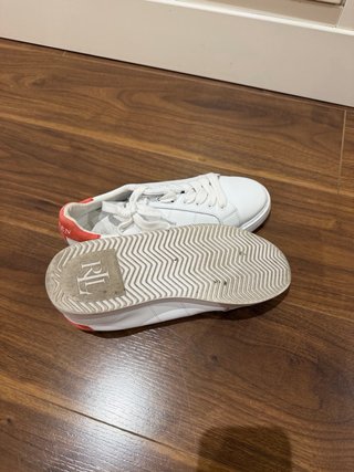 Zapatillas Polo Ralph Lauren Blancas y Rojas