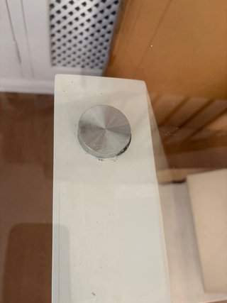 Mesa comedor cristal, arañazos