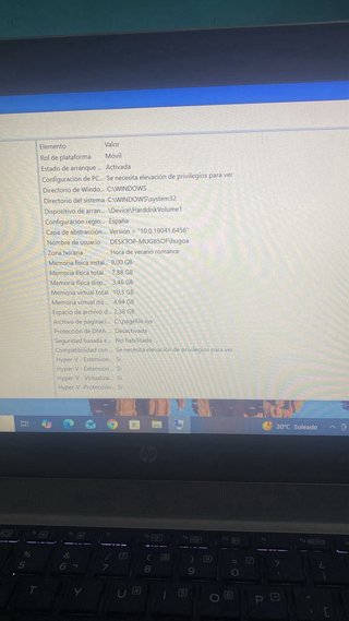 Portátil HP EliteBook G3 Plata con cargador