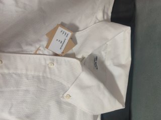 Camisa blanca de manga larga Eddy Monetti – Nueva