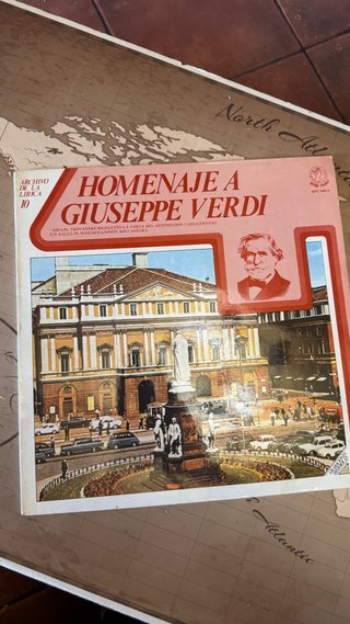 Disco Vinilo Homenaje a Giuseppe Verdi