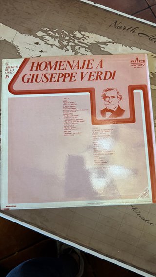 Disco Vinilo Homenaje a Giuseppe Verdi