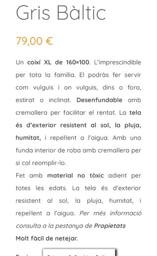 Cojín Puff muy comodo para interiores y exteriores