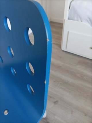 Silla de escritorio Ikea azul