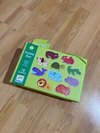 Djeco Puzzle Duo 10 Puzzles Animales