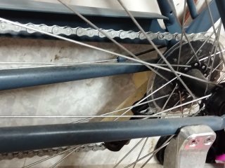 Bicicleta de ciudad ELOPs gris