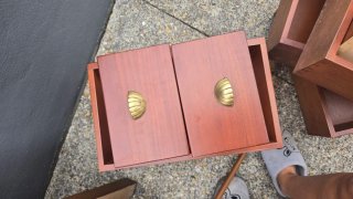 Cómoda vintage de madera