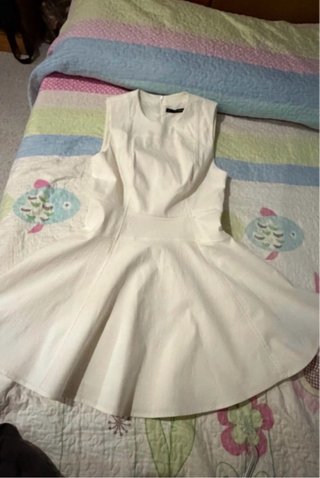 Vestido blanco corto