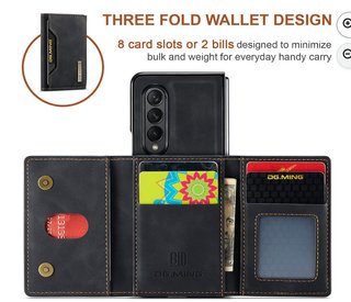 Funda Samsung Galaxy Z Fold 4 con Tarjetero cuero