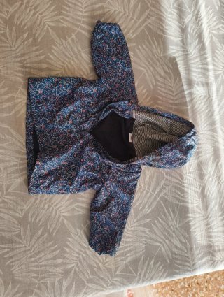 Giacca a vento Petit Bateau 6 mesi bimba