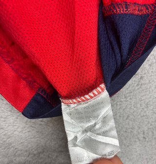 Camiseta Tirantes Adidas Roja y Azul Talla L