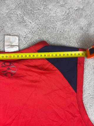 Camiseta Tirantes Adidas Roja y Azul Talla L