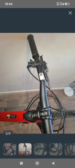 Bicicleta de Montaña Roja