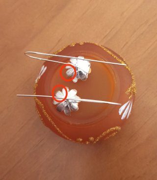 Pendientes "Flor" de Plata
