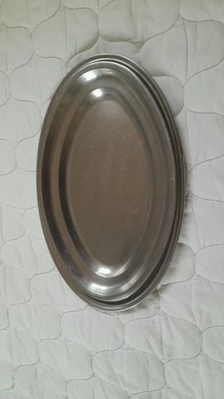2 Bandejas Acero Inoxidable  no envio con coreos